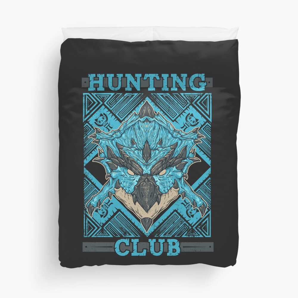 Hunting Club: Azure Rathalos Duvet Cover