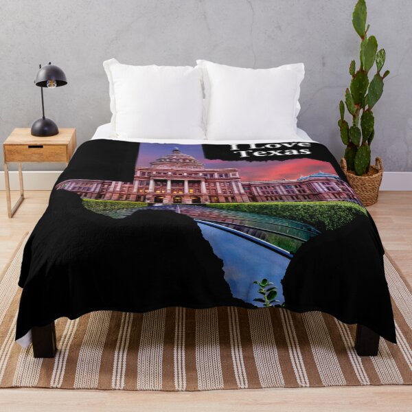 Item preview, I Love Texas - Lone Star Pride - State of Texas Shape with Austin Capitol at Sunset designed and sold by Warren Paul Harris.