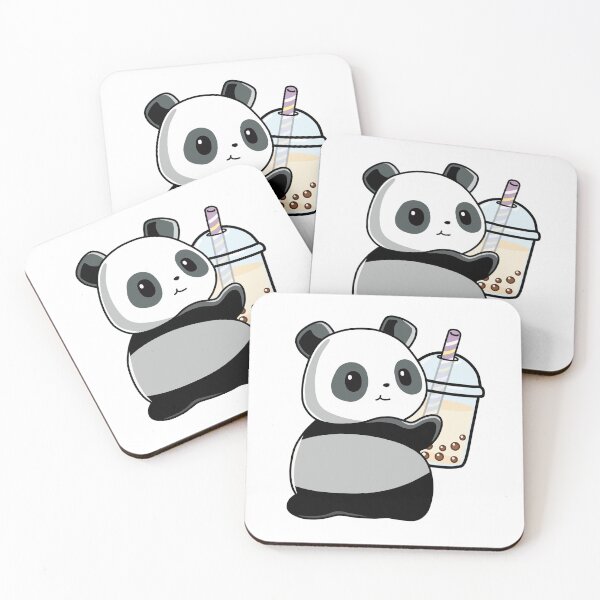 Item preview, Cute Little Panda Loves Boba! designed and sold by SirBobalot.