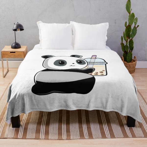 Item preview, Cute Little Panda Loves Boba! designed and sold by SirBobalot.