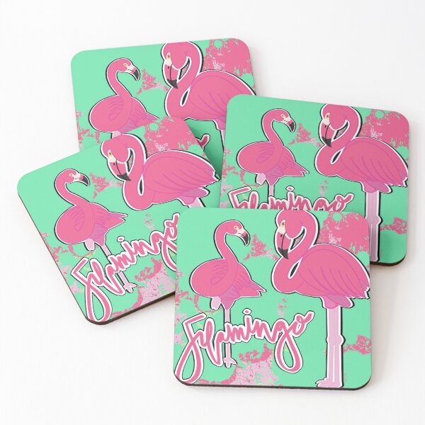 Item preview, Caribbean Flamingo - Artsy designed and sold by bellamousse design co.