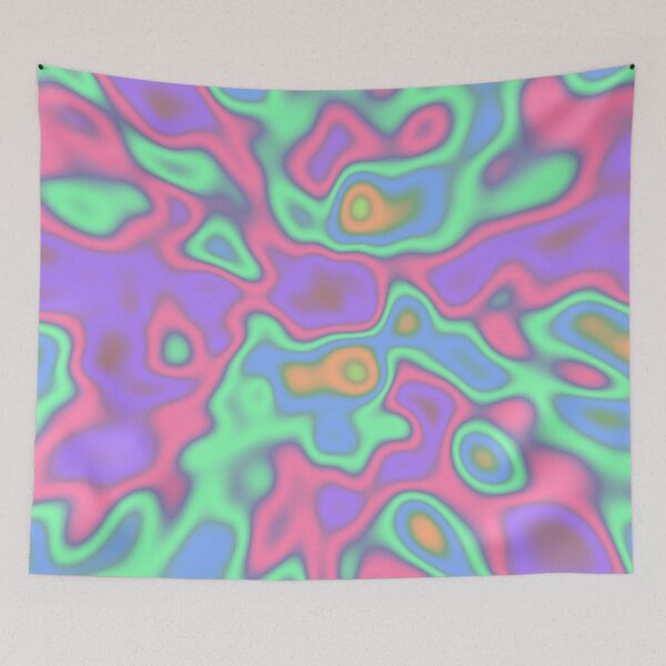 Item preview, Liquid Clouds of Dedication... | Abstract random colors #7 designed and sold by blackhalt.