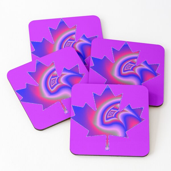 Item preview, Abstract leaf purple pattern designed and sold by tetibright.