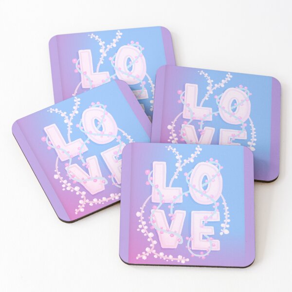 Item preview, Love In Shades of Pink and Purple designed and sold by madtoyman.