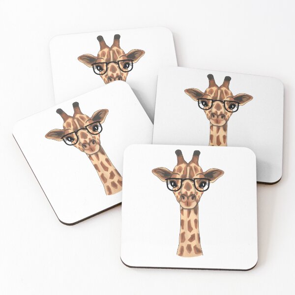 Item preview, Giraffe with glasses designed and sold by -Lumisa-Design-.