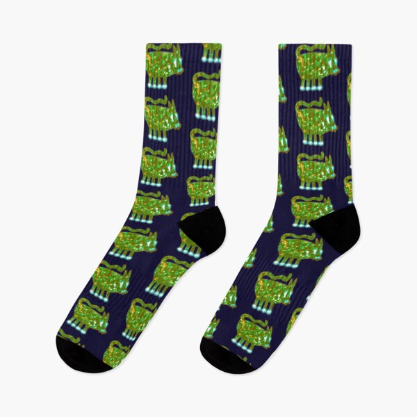 Item preview, Glow-in-the-dark-cat Green designed and sold by cuprum.