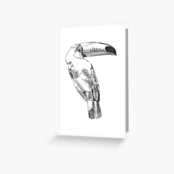 Item preview, ENGRAVED TOUCAN designed and sold by BEATRIZ ABAITUA.