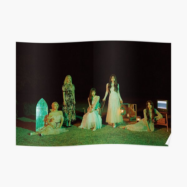 Red Velvet Psycho Album Poster K Pop Comeback Spotlight Red Velvet