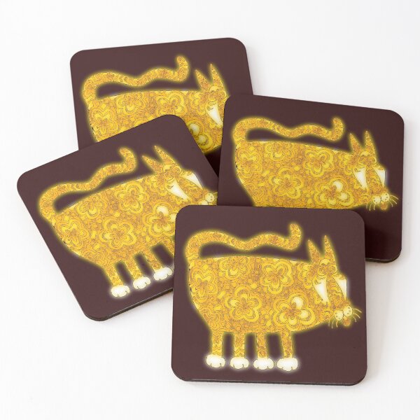 Item preview, Glow-in-the-dark-cat designed and sold by cuprum.