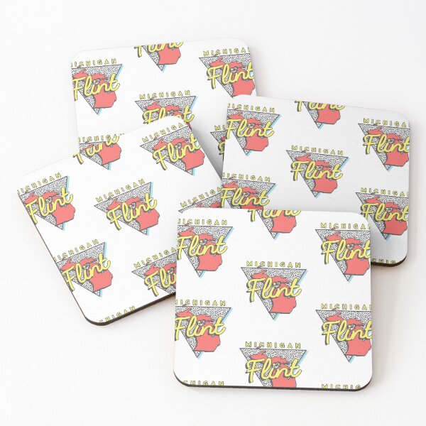 Item preview, Flint Michigan Souvenirs MI Retro Triangle designed and sold by Brandon Fuller.