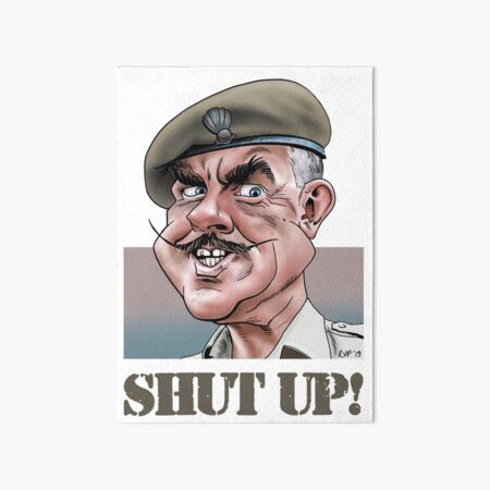 Item preview, Sergeant Major Williams/ Windsor Davies designed and sold by RichardFarrell.