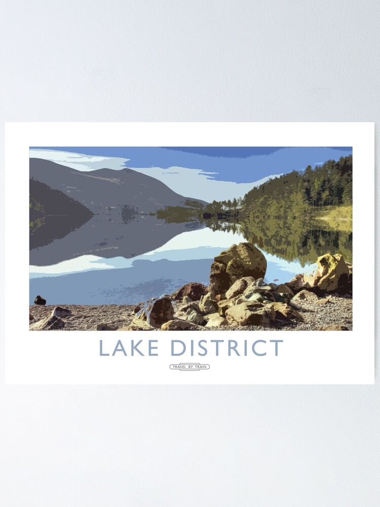 Alternate view of Lake District Poster