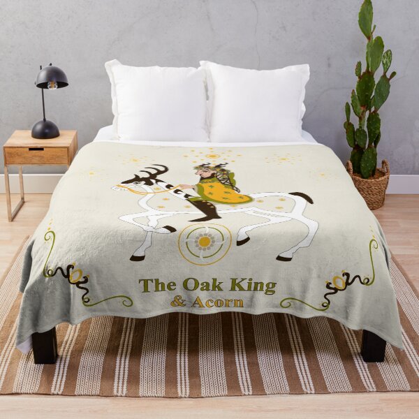 Item preview, The Oak King and his steed Acorn designed and sold by Motes of the Gleam.