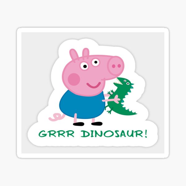 George Pig Stickers Redbubble - roblox piggy george x reader