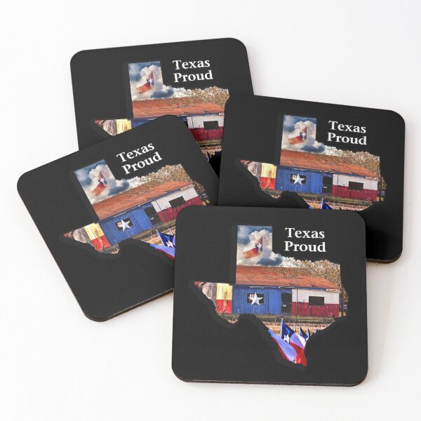 Item preview, Texas Proud - Lone Star Pride - Texas Shape Filled with Texas Flags designed and sold by Warren Paul Harris.