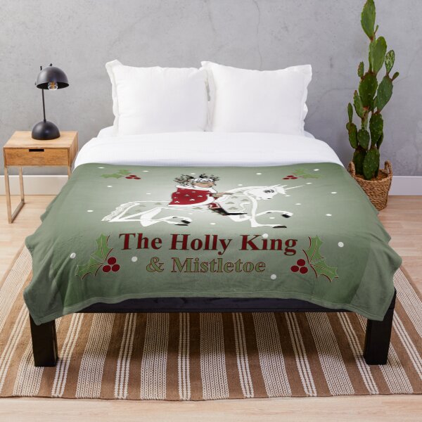 Item preview, El Rey Acebo y su corcel Muérdago designed and sold by Motes of the Gleam.