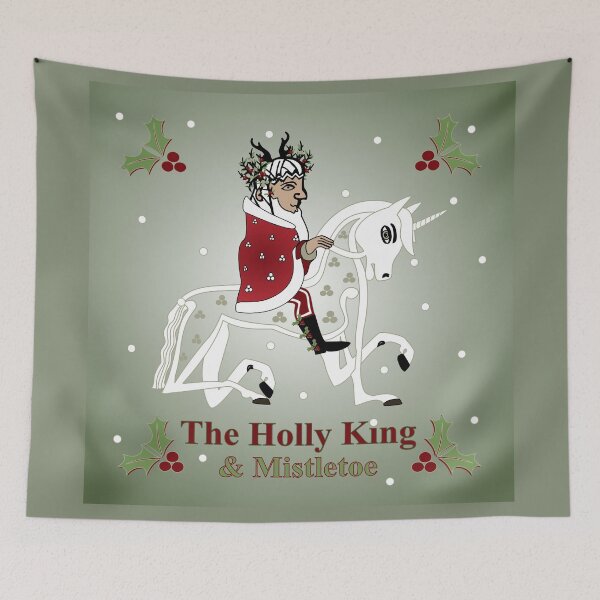 Item preview, The Holly King and his steed Mistletoe  designed and sold by Motes of the Gleam.