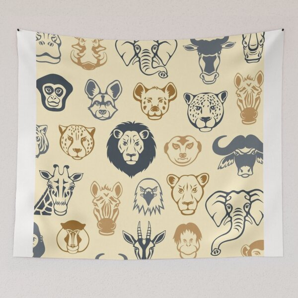 Item preview, Animals pattern designed and sold by 32BlackRoses.