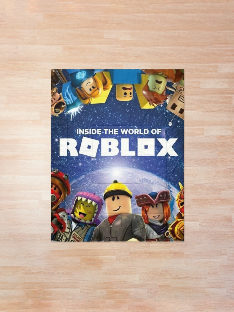 Inside The World Of Roblox Games Comforter By Buhwqe Redbubble - roblox skin color hands