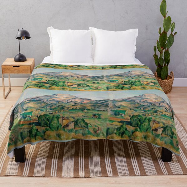 Aperçu de l'œuvre mountain landscape - Paul Cezanne vintage painting créée et vendue par Vintage Designs +.