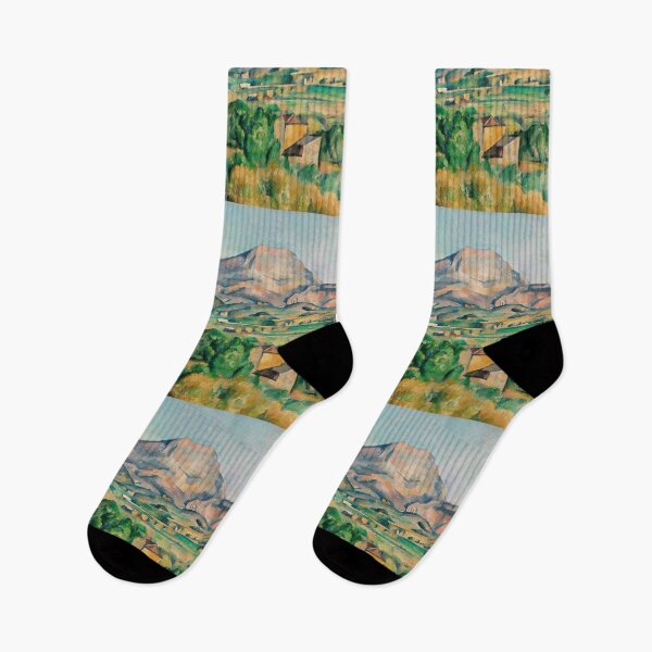 Item preview, mountain landscape - Paul Cezanne vintage painting designed and sold by Vintage Designs +.