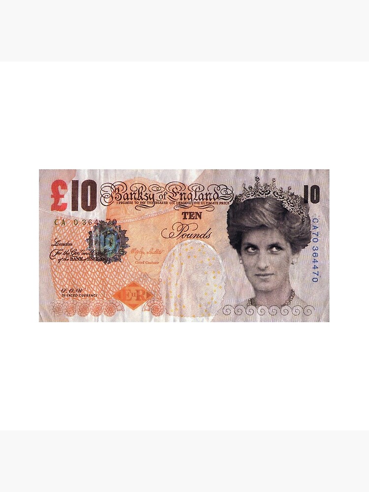 Banksy Princess Diana £10 Note Image