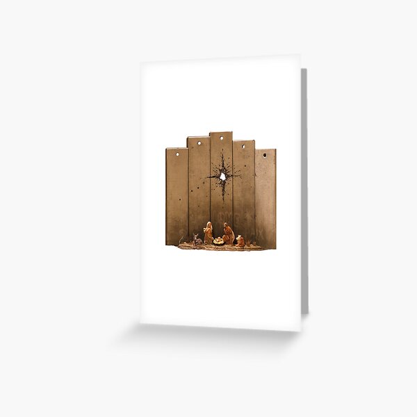 Item preview, Banksy Scar of Bethlehem Nativity designed and sold by ThatMerchStore.