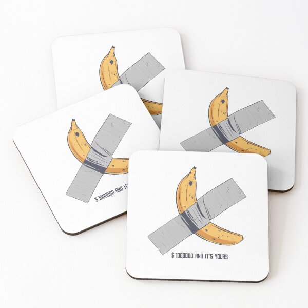 Item preview, glued banana art designed and sold by DerSenat.
