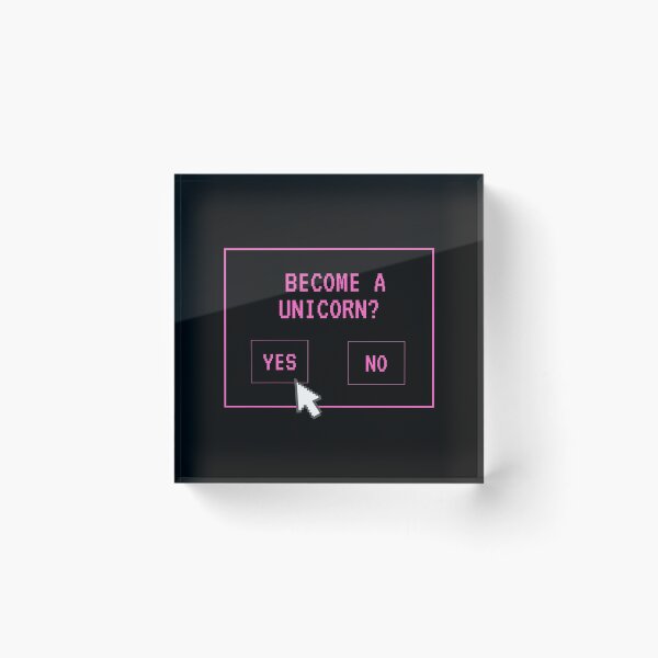 Item preview, Become a Unicorn Cute Funny Gift Sarcastic Happy Fun Introvert Awkward Geek Hipster Silly Inspirational Motivational Birthday Present  designed and sold by EpsilonEridani.