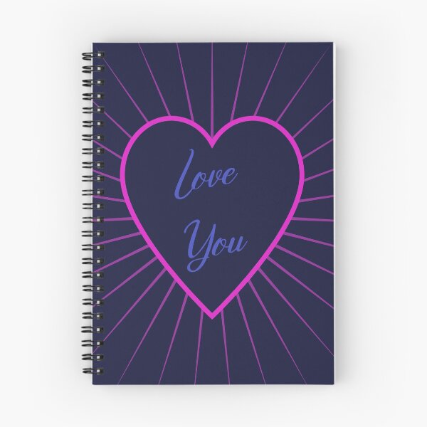Item preview, Love You - Pink and Purple Shades designed and sold by madtoyman.