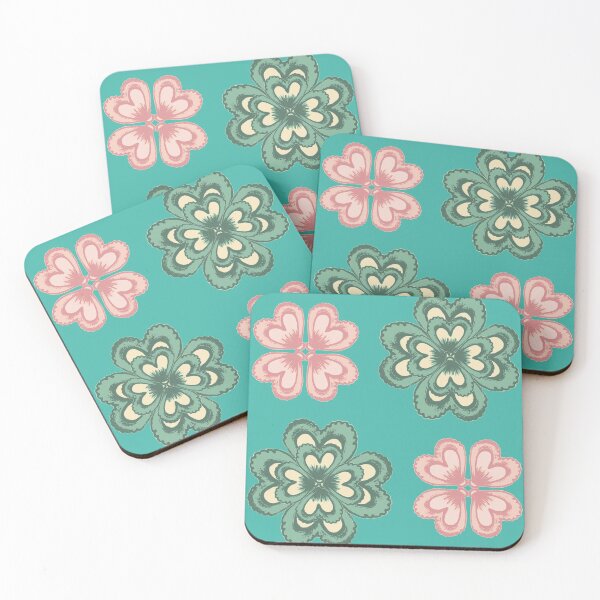 Item preview, Organic Sculptures flower repeat no.03 small tile col214 designed and sold by NadineLeemeijer.