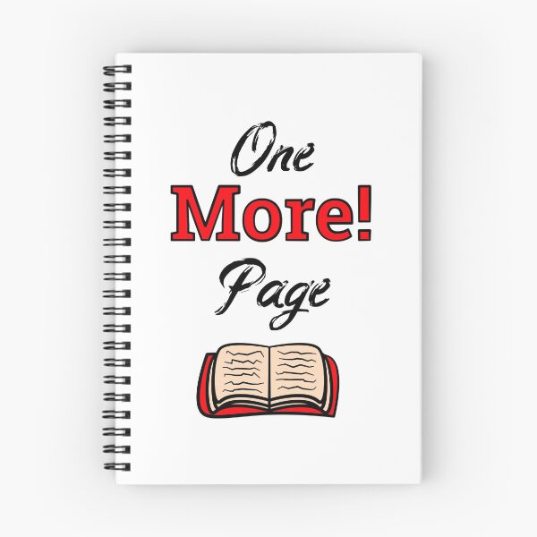 Item preview, One More Page for Books lovers designed and sold by Krukowski.