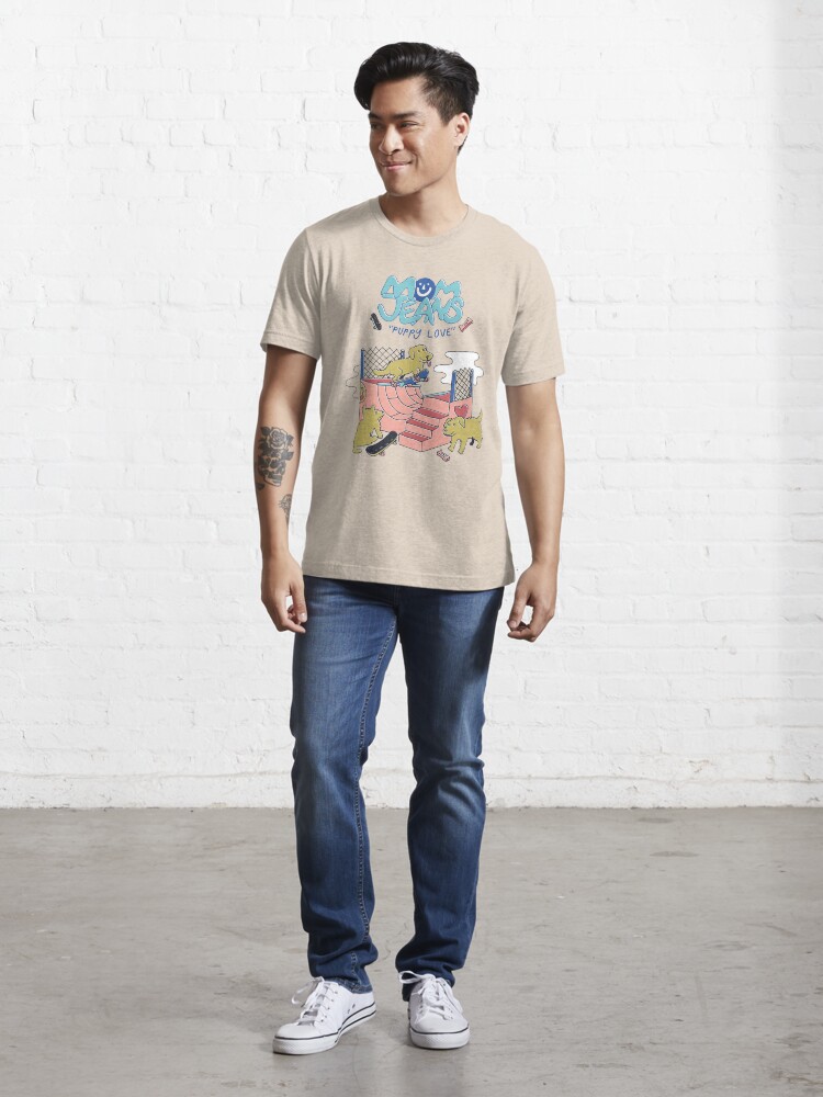 Alternate view of Mom Jeans. puppy love dogs skate Essential T-Shirt