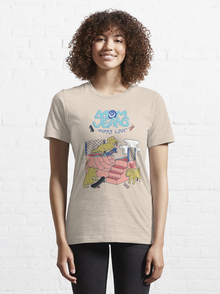 Alternate view of Mom Jeans. puppy love dogs skate Essential T-Shirt