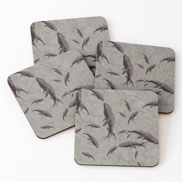Item preview, Grey and Black Ballena or Whales  designed and sold by Salzanos.