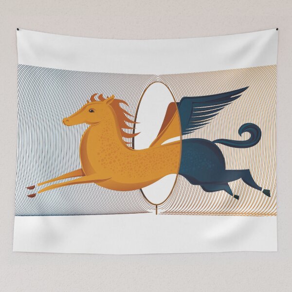 Item preview, Pegasus horses artwork. designed and sold by emphatic.