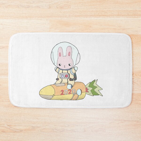Item preview, Space Bunny on Carrocket designed and sold by Tamami Ito.