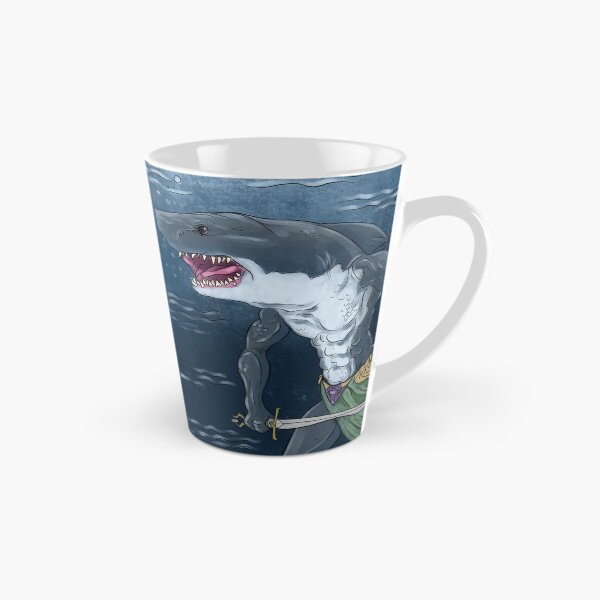 Item preview, Great white shark warrior designed and sold by Matt Corrigan.