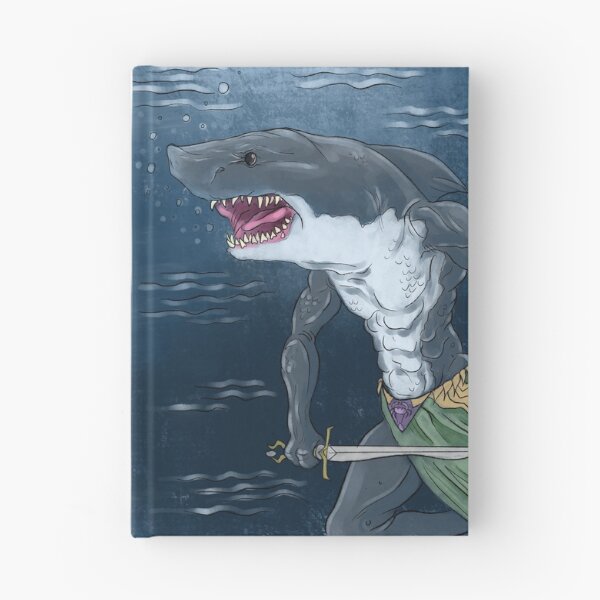 Item preview, Great white shark warrior designed and sold by Matt Corrigan.