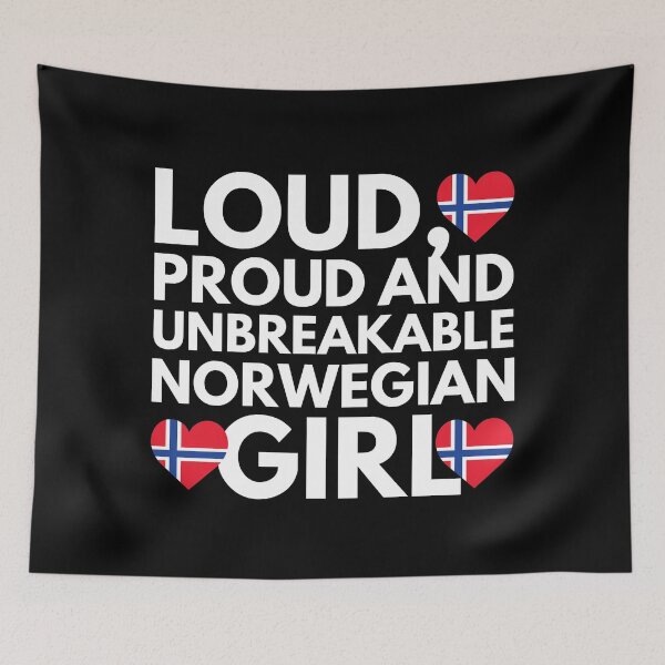 Item preview, Loud, Proud and Unbreakable Norwegian Girl from Norway designed and sold by HelloFromAja.