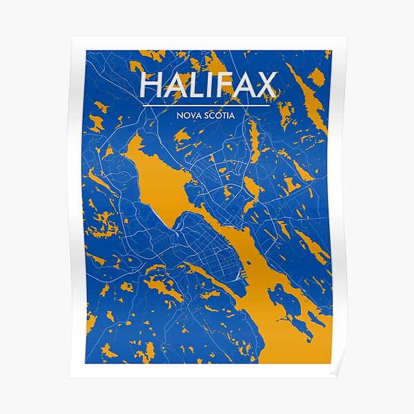 "Halifax, Nova Scotia" Poster for Sale by RoboDynamite Redbubble