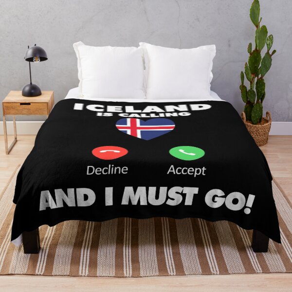 Item preview, Iceland is Calling and I Must Go designed and sold by HelloFromAja.