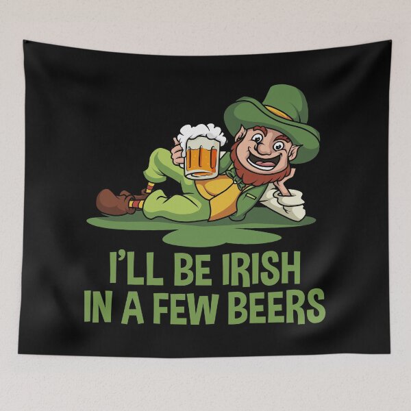 Item preview, I'll Be Irish In A Few Beers - Chilling Leprechaun designed and sold by anziehend.