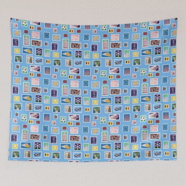 Item preview, Beautiful Belgium on Light Blue designed and sold by landpenguin.