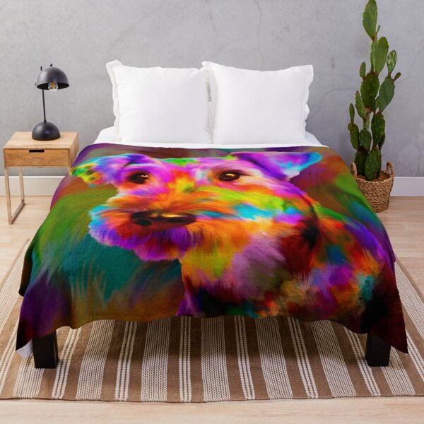 Item preview, Colorful Airedale Terrier Portrait  designed and sold by k9printart.