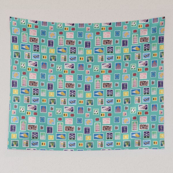 Item preview, Beautiful Belgium on Light Green designed and sold by landpenguin.