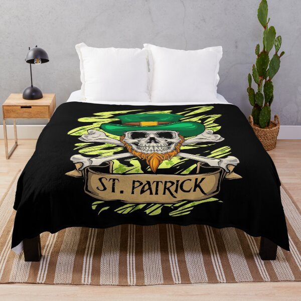 Item preview, St. Patrick Skull - Irish St. Patrick's Day designed and sold by anziehend.