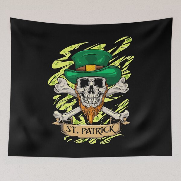 Item preview, St. Patrick Skull - Irish St. Patrick's Day designed and sold by anziehend.