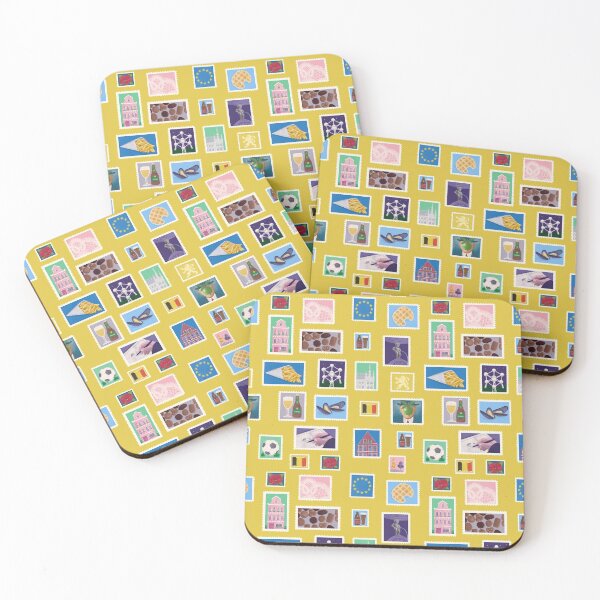 Item preview, Beautiful Belgium on Yellow designed and sold by landpenguin.