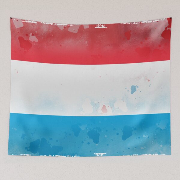 Item preview, Luxembourg Grunge Flag designed and sold by HomeLivingCo.
